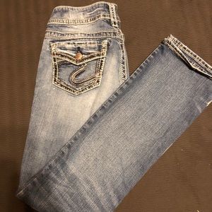 Silver bootcut jeans tall